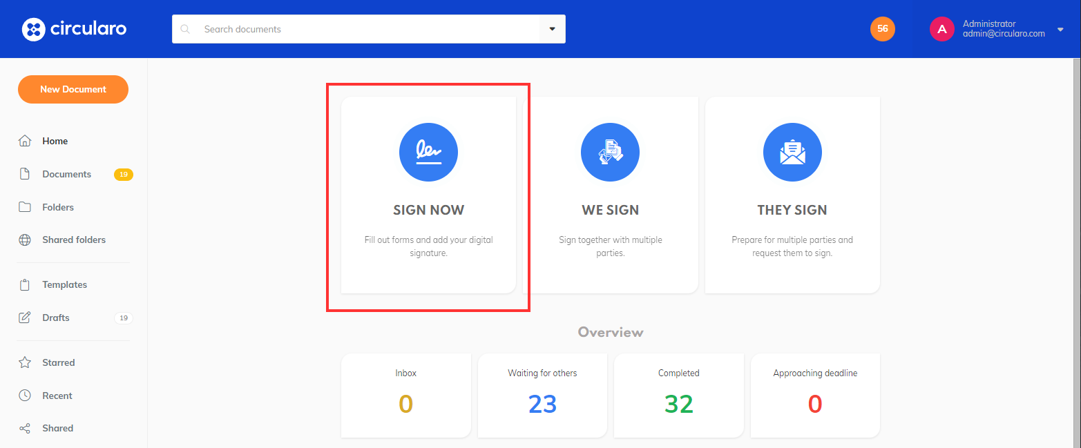 UI Sign Now